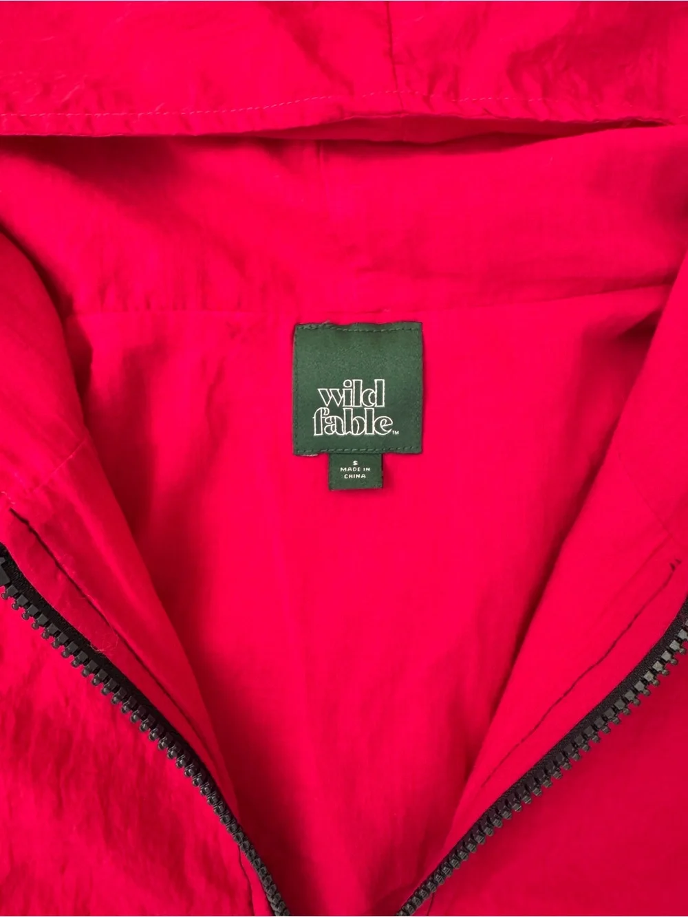 Wild Fable Retro/90s Lightweight Colorblock Windbreaker (in pink/white/navy)